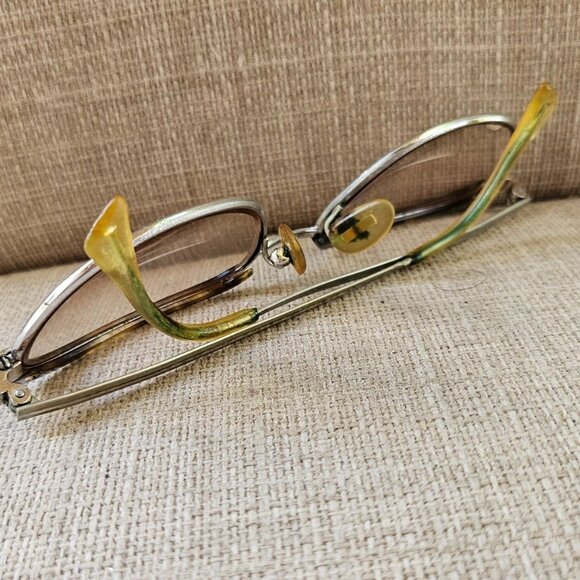 Vintage Safilo Women Glasses Frame Silver Tone 50[]18 135 Eyeglasses Eye Wear main image 11